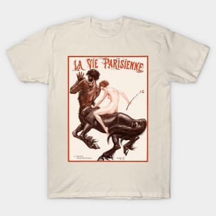 Cover of La Vie Parisienne: Bacchante riding a Centaur T-Shirt